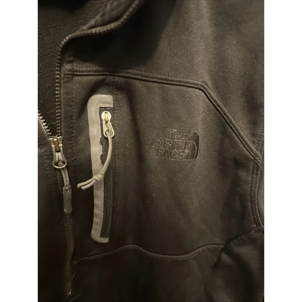 The North Face Mens Quarter Zip Fleece Pullover Black Size‎ S